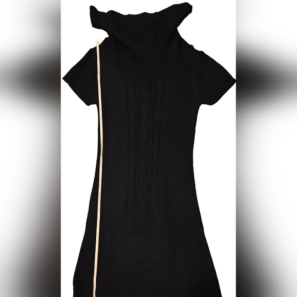 🍷Cowell neck mini sweater dress - Picture 6 of 7